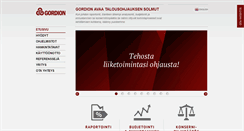 Desktop Screenshot of gordion.com