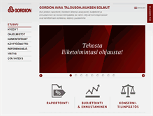 Tablet Screenshot of gordion.com